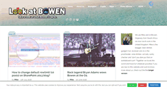 Desktop Screenshot of lookatbowen.com